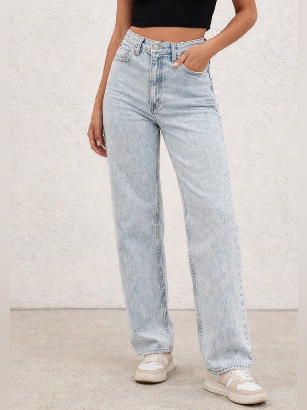 Abercrombie & Fitch Light Blue Straight Leg Jeans